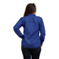 Womens Denim Solid Casual Shirt Navy Blue
